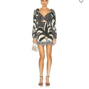 Johanna Ortiz Atardecer Tropical Mini Dress